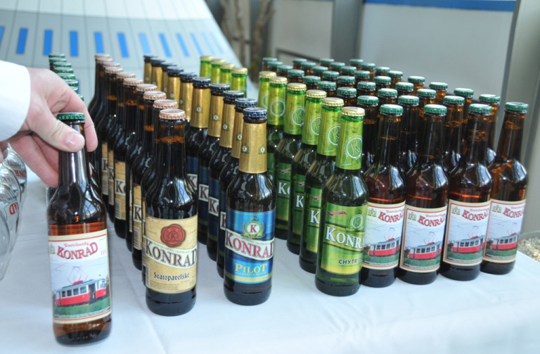 Na výstavě je i připoměnutí výročí pivovaru Konrad ve Vratislavicích n. N..